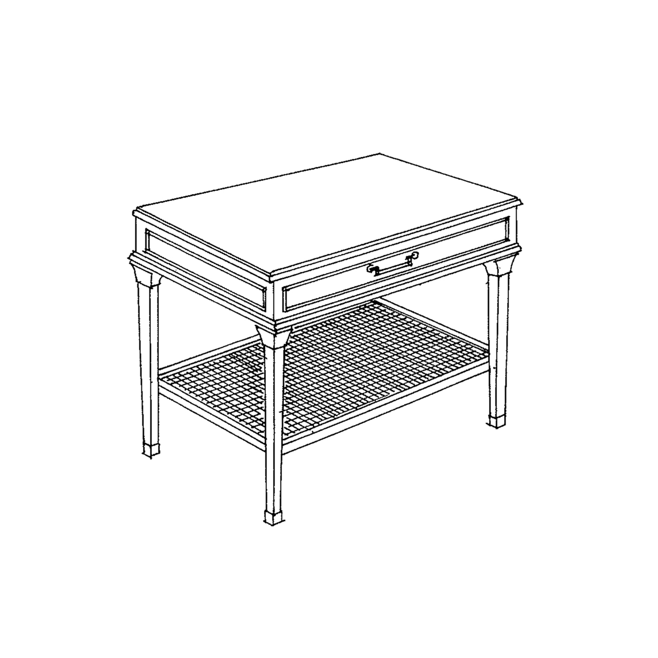 Louis XVI Nightstand 2-156_Louis_LD1