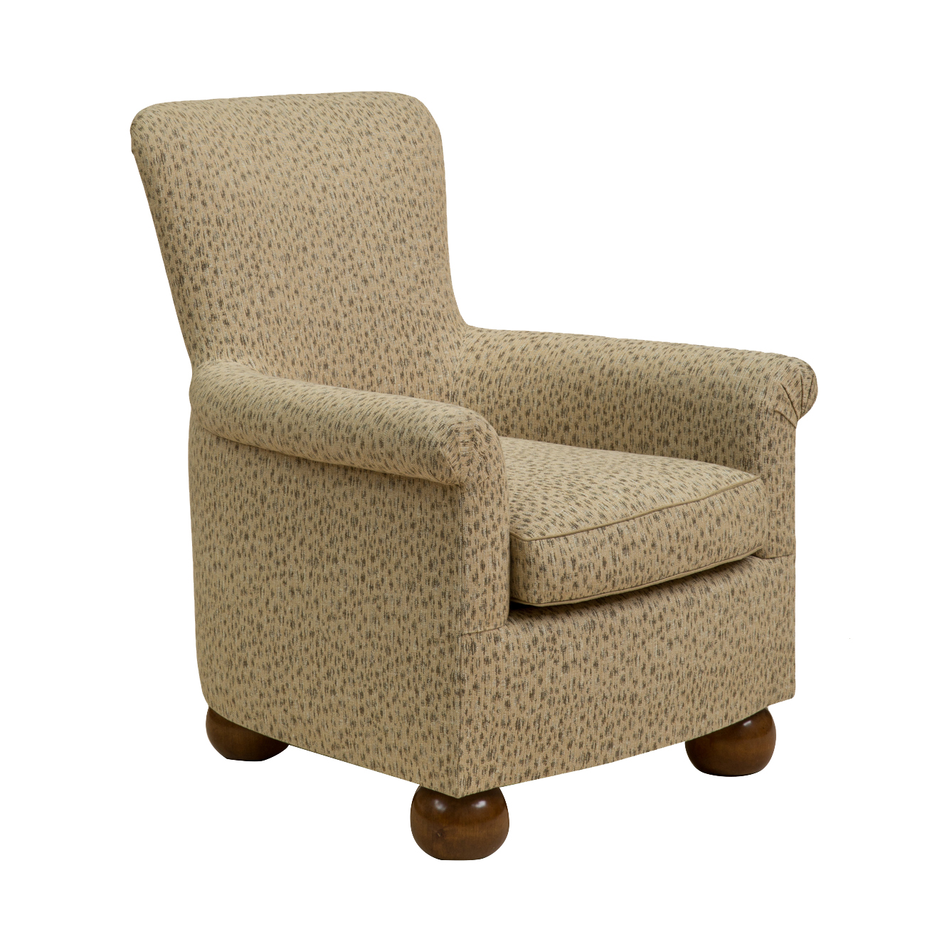 Prince Albert Chair Prince Albert Chair with Bun Feet Angled View