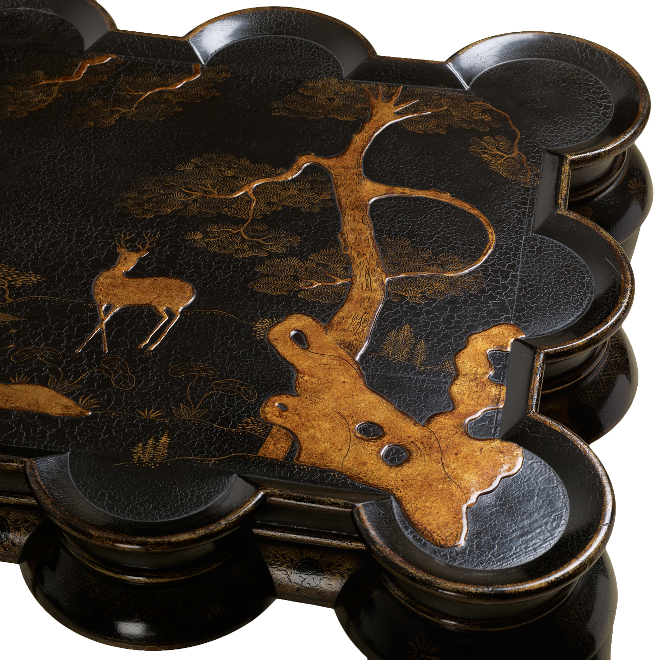 Scalloped Coffee Table Scalloped Coffee Table - Image 3