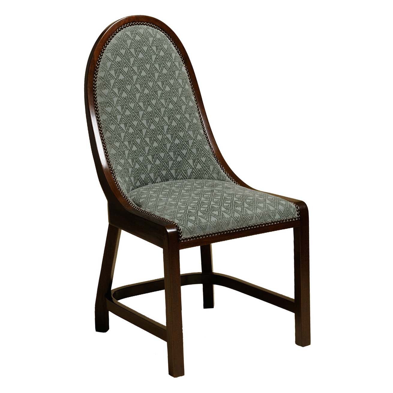 Spoon Dining Chair, Mahogany Spoon Dining Chair, Mahogany