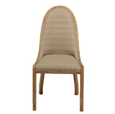 Simple Spoon Dining Chair, Oak DC-3091 Simple Spoon Dining Chair