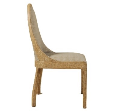 Simple Spoon Dining Chair, Oak DC-3091 Simple Spoon Dining Chair