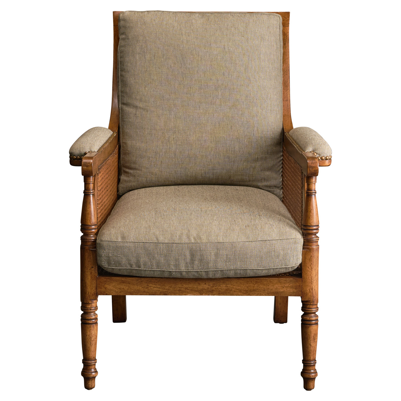 Georgian Caned Lounge Chair Georgian Caned Lounge Chair image 1