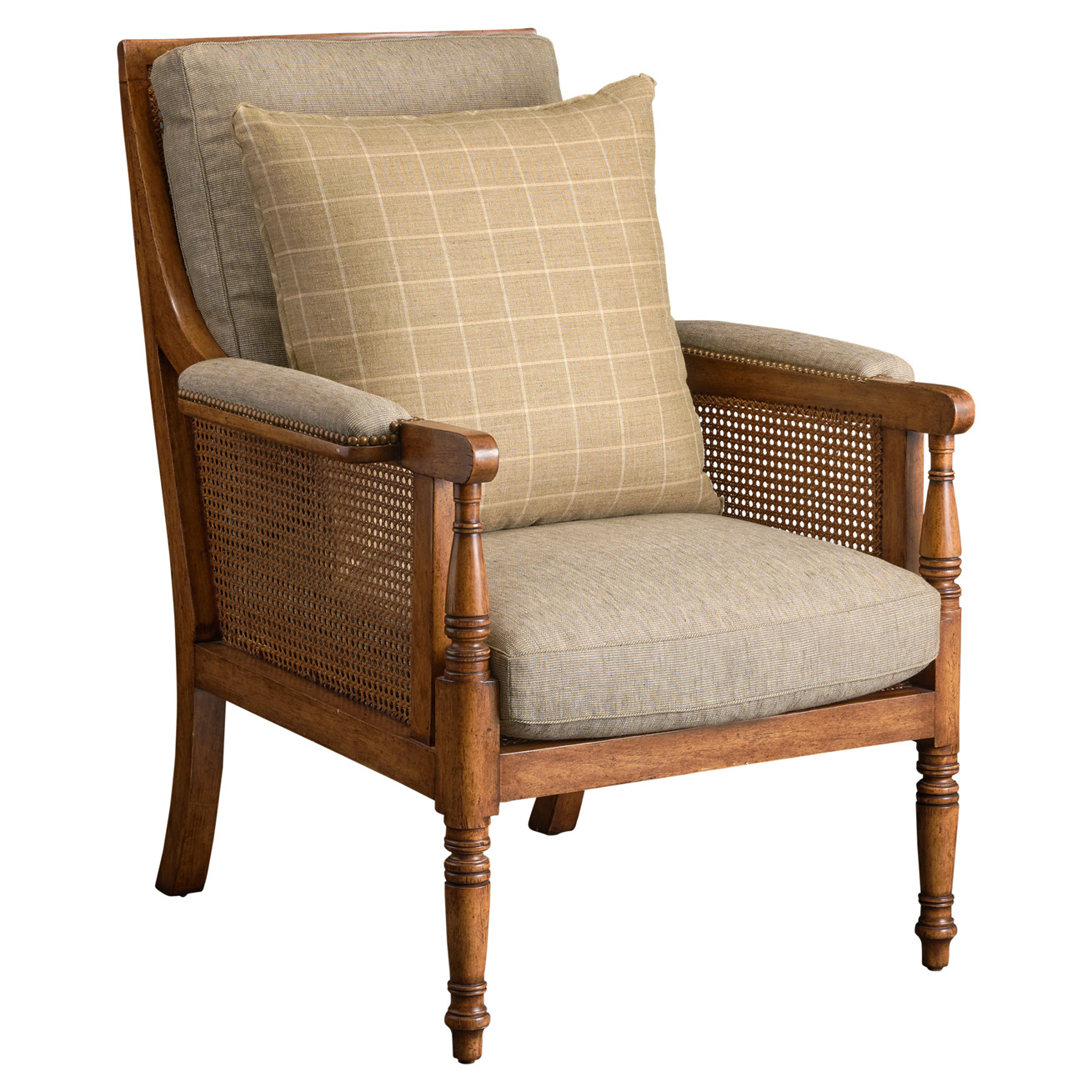 Georgian Caned Lounge Chair Georgian Caned Lounge Chair image 3