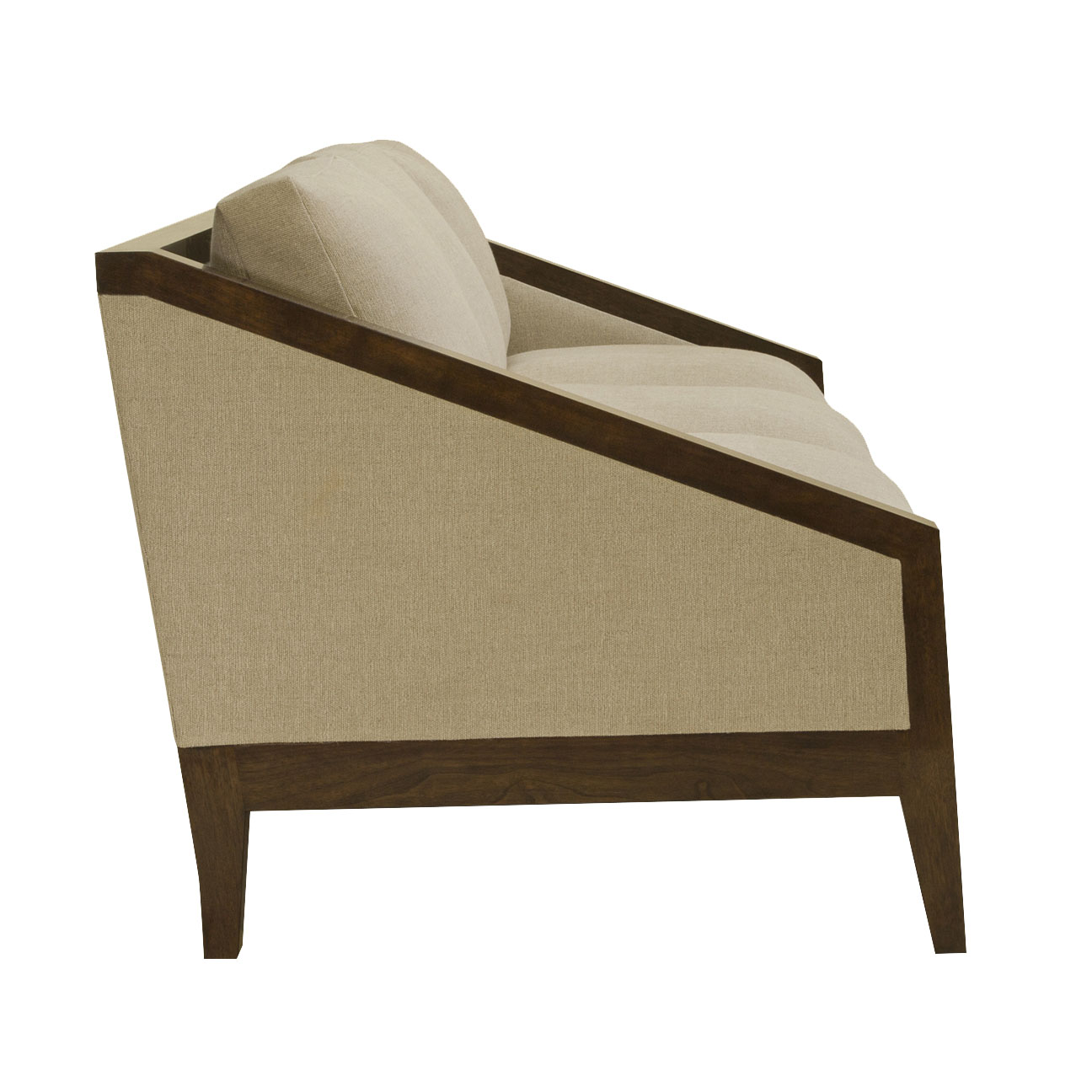 Grey Sofa Loose Back Grey Sofa Loose Back 84 Inch Side View