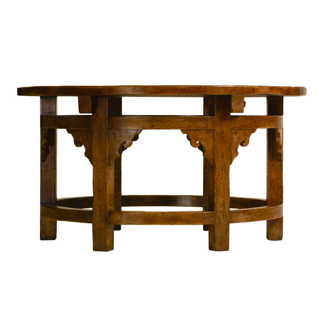Goult Oval Hall Table Side View