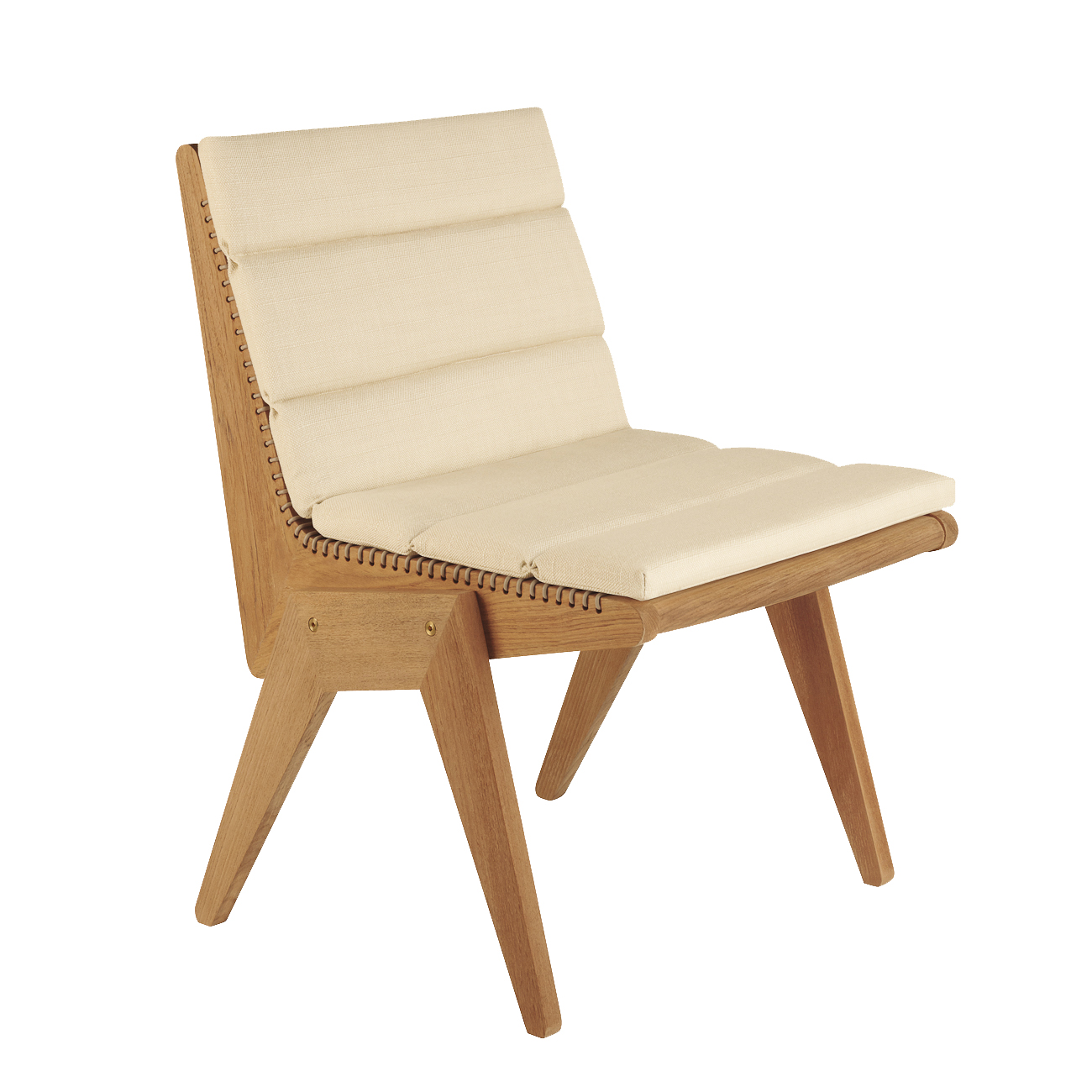 CAT’S CRADLE DINING SIDE CHAIR Cat's Cradle Dining Side Chair Angle With Cushion