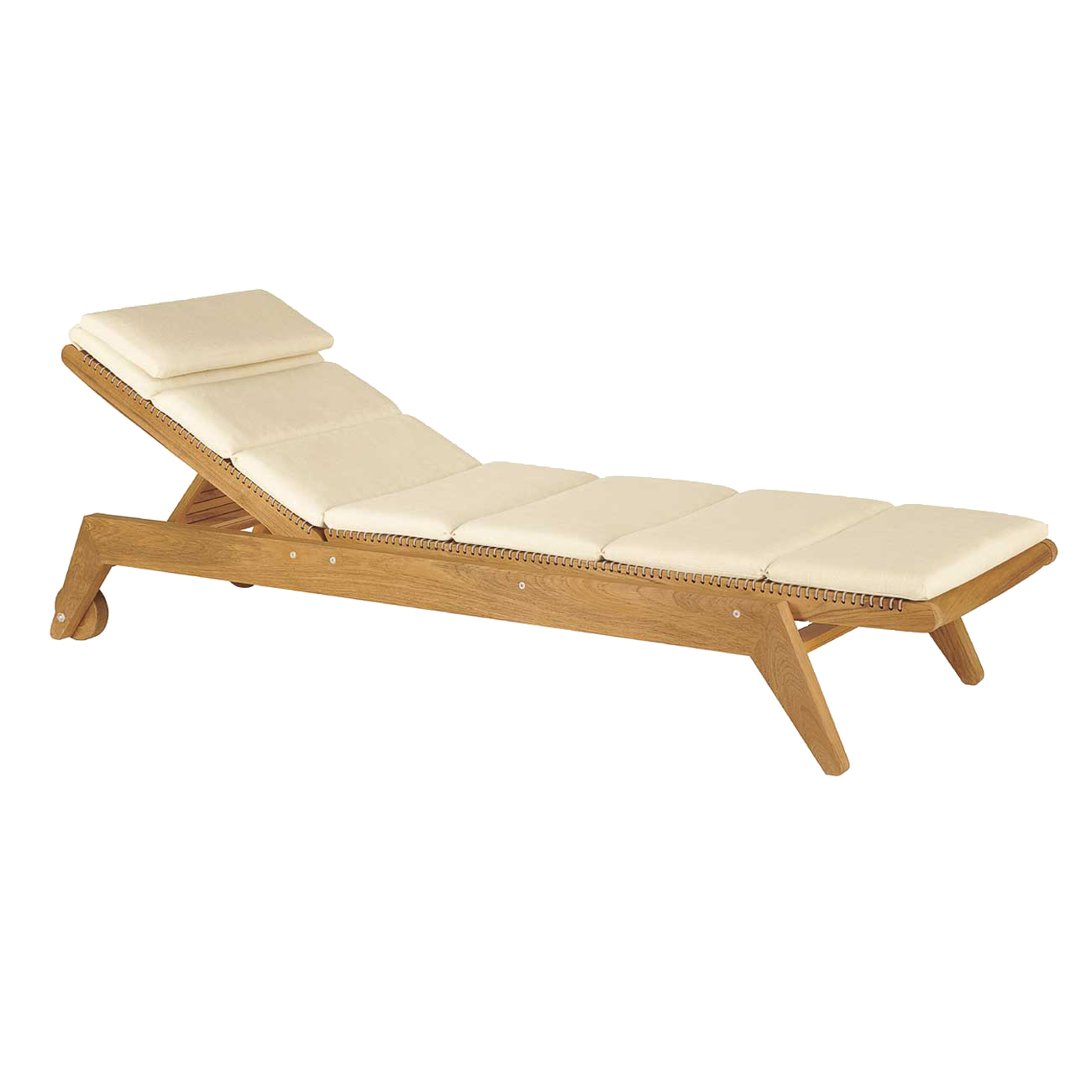 CAT’S CRADLE ARMLESS CHAISE Cats Cradle Chaise Angle With Cushion