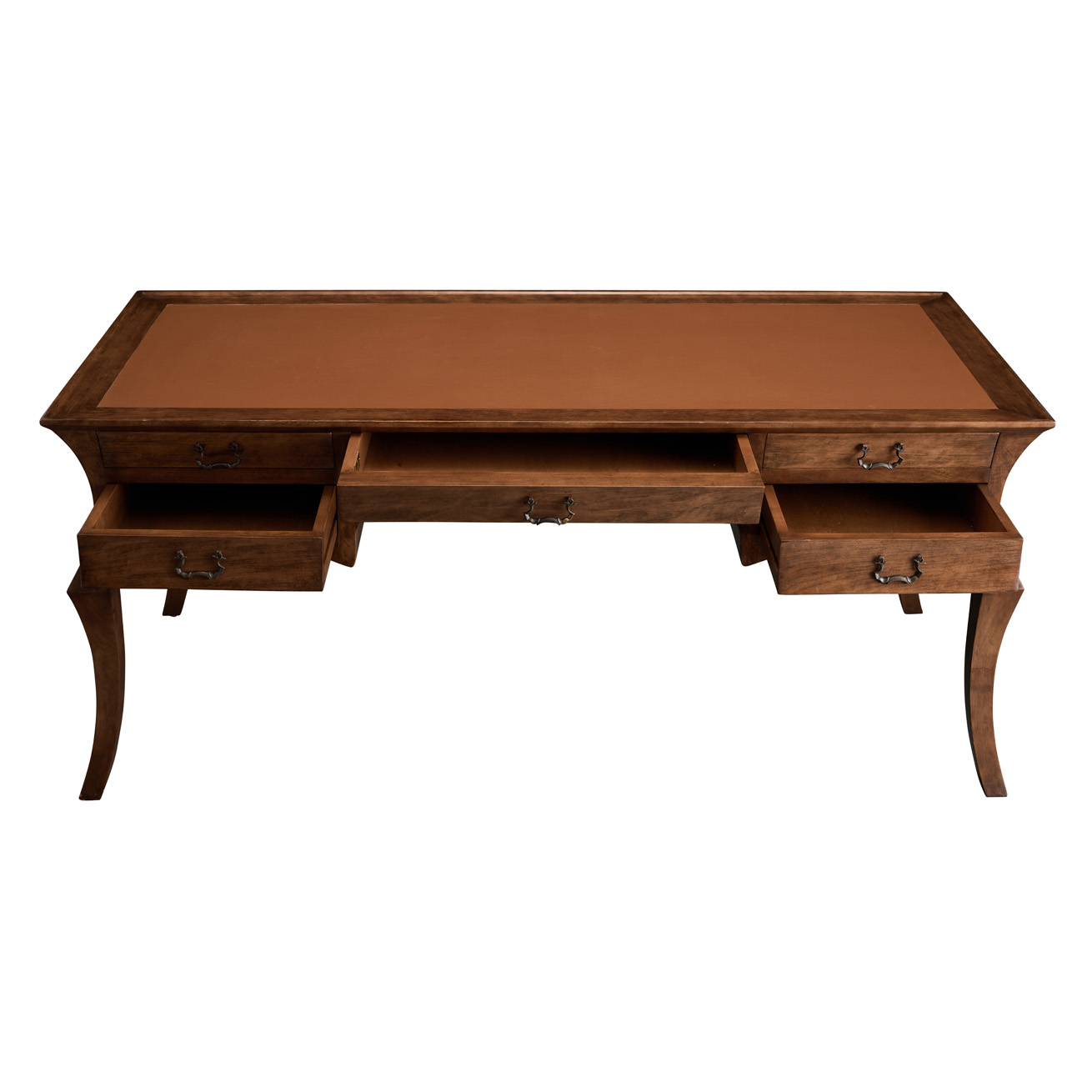 Cyrano Desk Cyrano Desk Cherry with all draws open