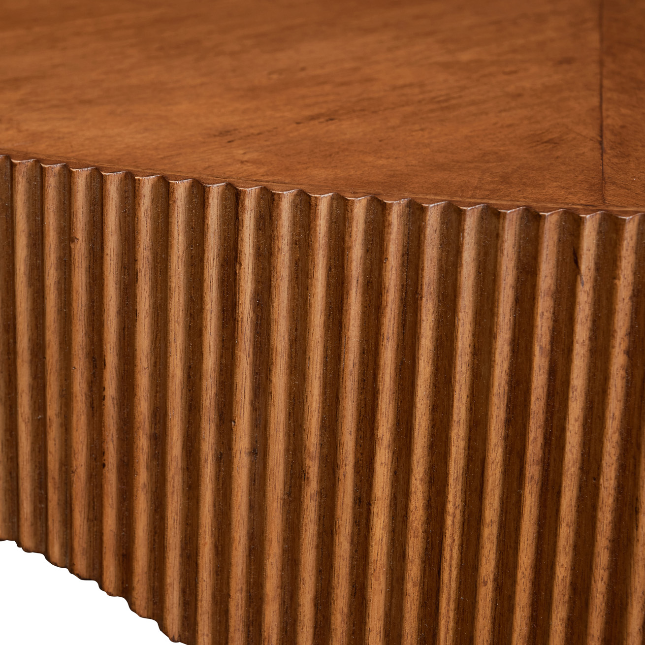 Reeded Bois Coffee Table Walnut Reeded Bois Coffee Table Walnut 6