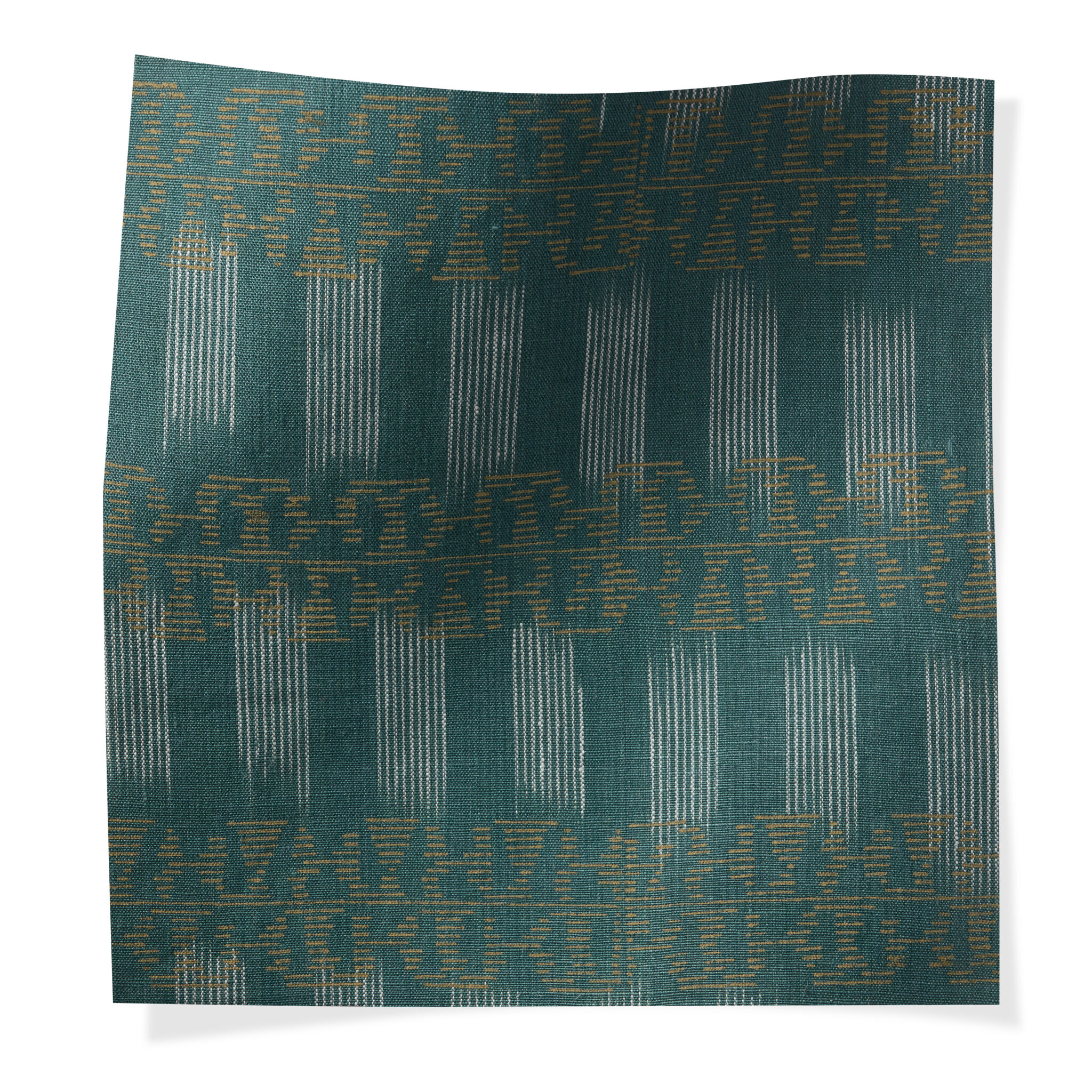 Kasuri Block Print Water Lily 2438_01_Kasuri Block Print_Water Lily