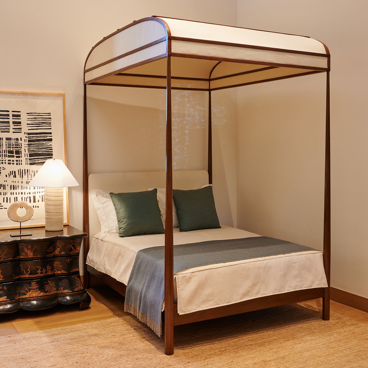 Clarence Bed with Canopy Clarence Bed with Canopy